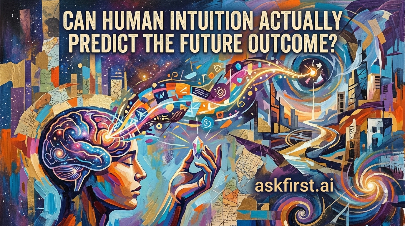 Can human intuition actually predict the future outcome? Can human intuition actually predict the future outcome?