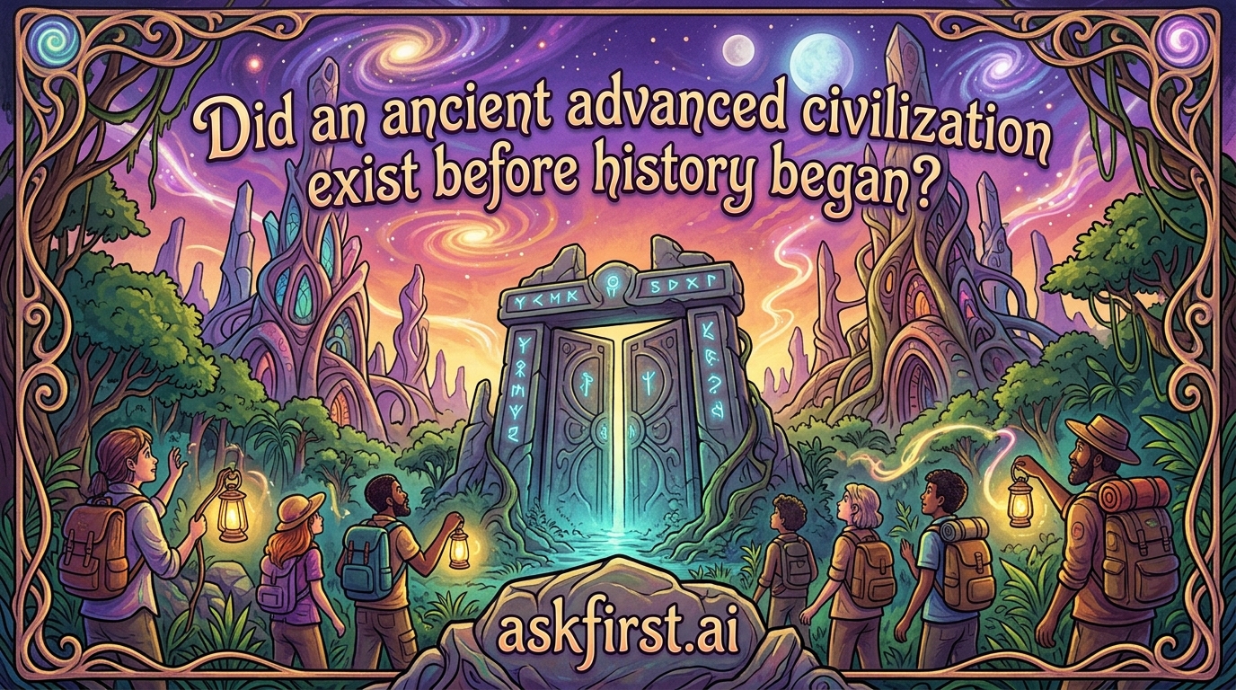 Did an ancient advanced civilization exist before history began? Did an ancient advanced civilization exist before history began?