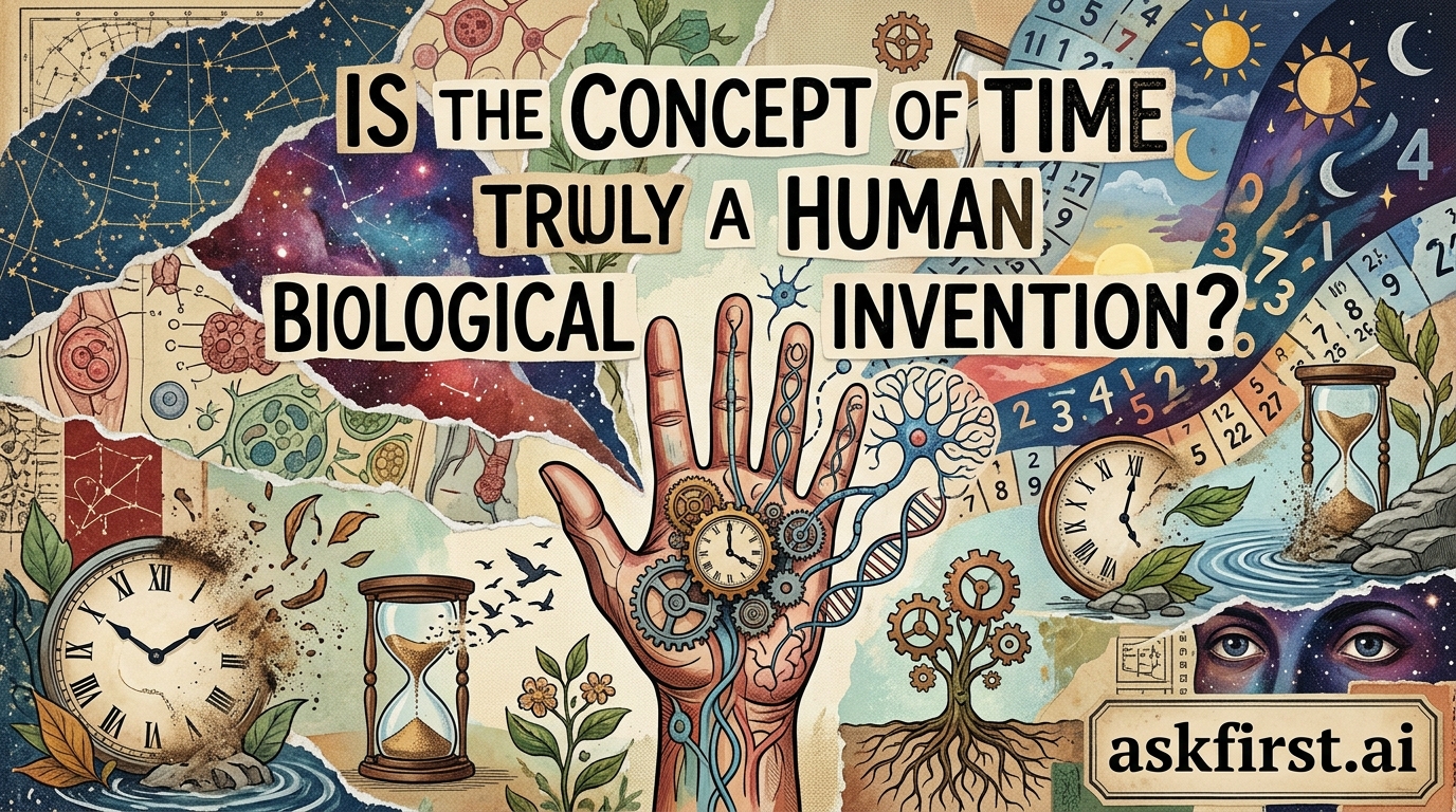 Is the concept of time truly a human biological invention? Is the concept of time truly a human biological invention?
