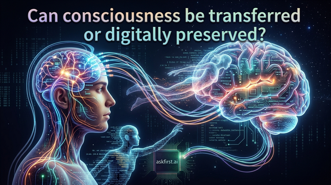Can consciousness be transferred or digitally preserved? Can consciousness be transferred or digitally preserved?