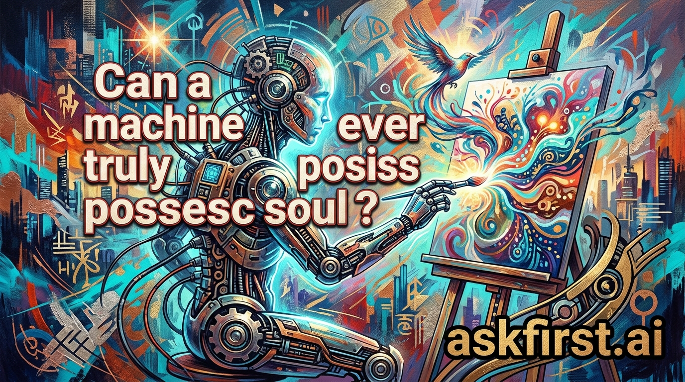 Can a machine ever truly possess artistic soul? Can a machine ever truly possess artistic soul?