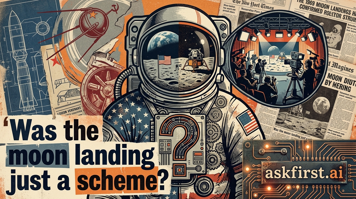Was the moon landing just a scheme? Was the moon landing just a scheme?