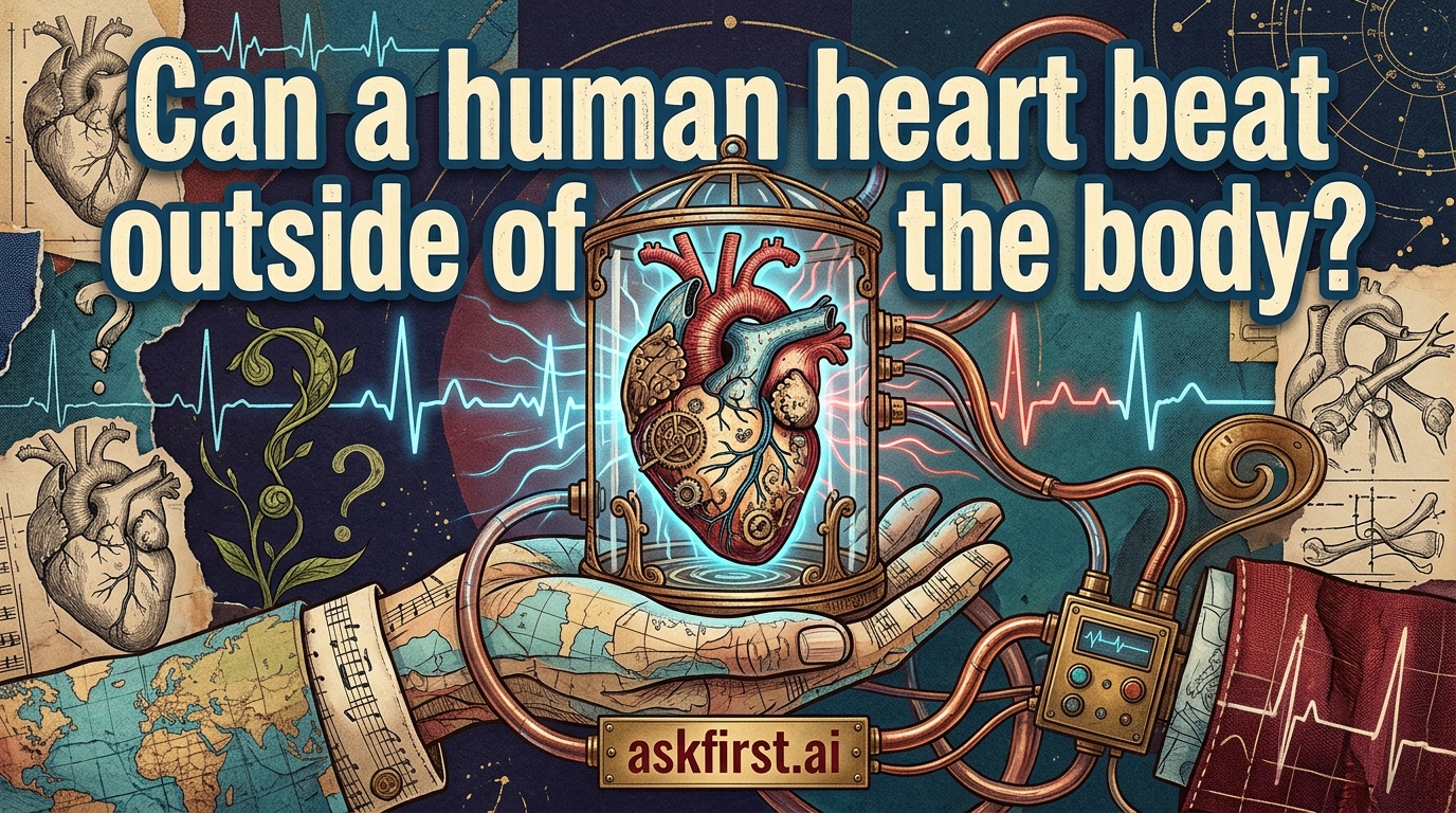 Can a human heart beat outside of the body? Can a human heart beat outside of the body?