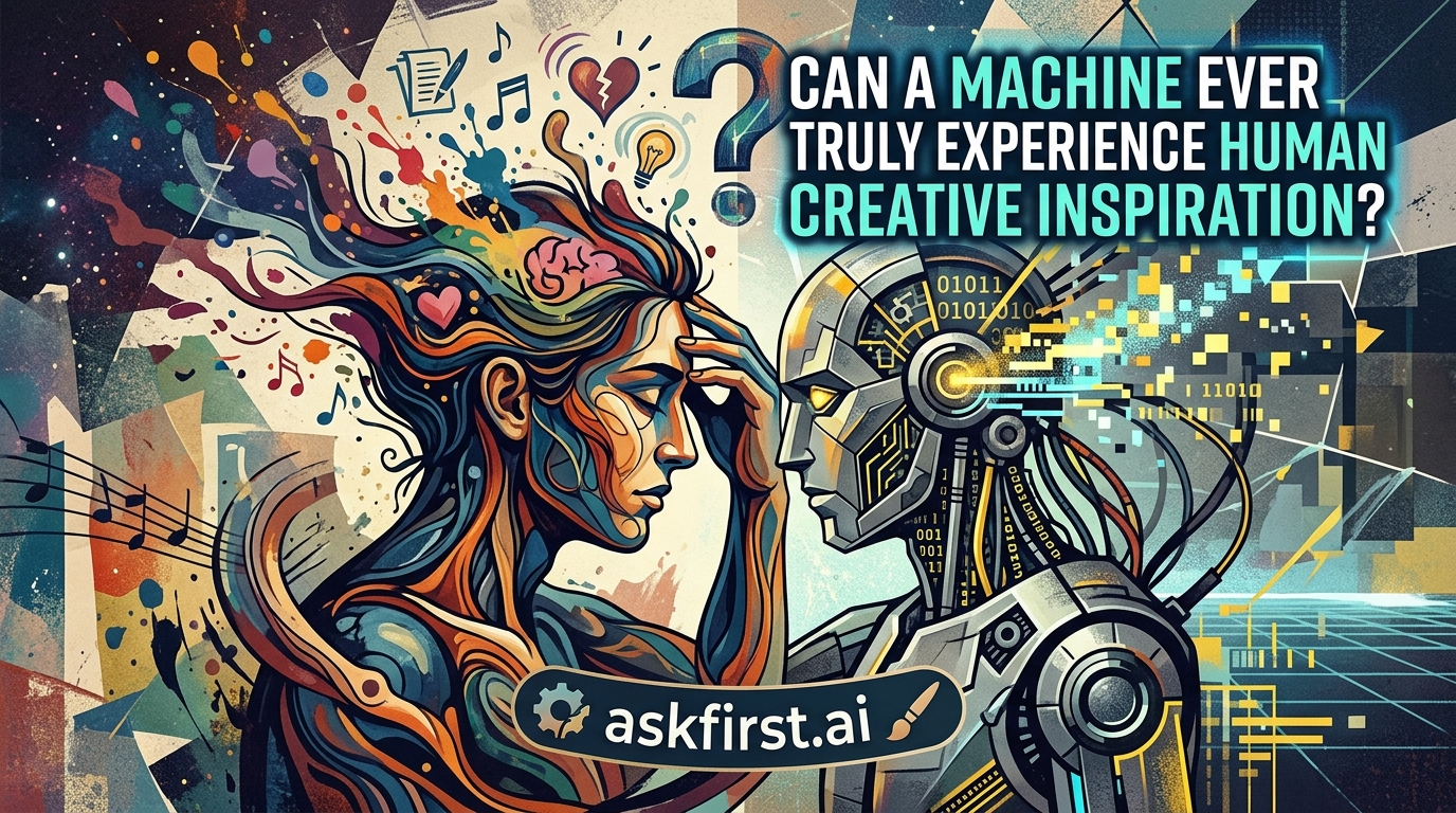 Can a machine ever truly experience human creative inspiration? Can a machine ever truly experience human creative inspiration?