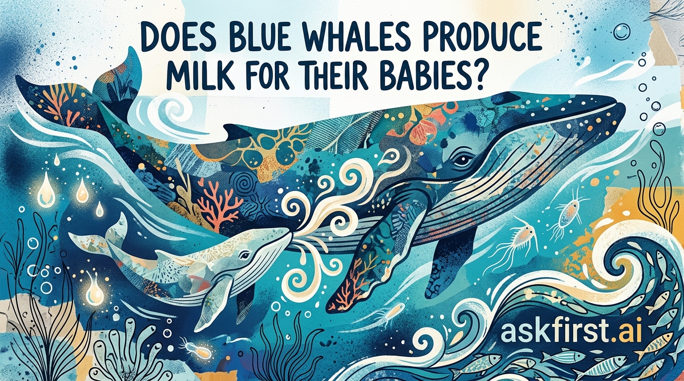 Does blue whales produce milk for their babies? Does blue whales produce milk for their babies?