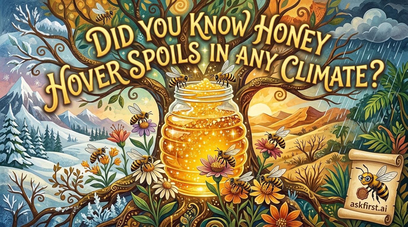Did you know honey never spoils in any climate? Did you know honey never spoils in any climate?