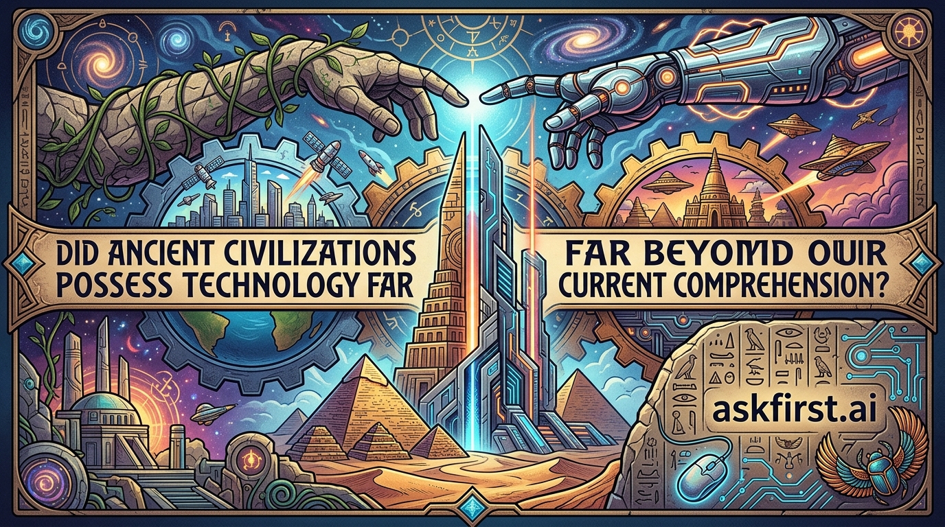Did ancient civilizations possess technology far beyond our current comprehension? Did ancient civilizations possess technology far beyond our current comprehension?
