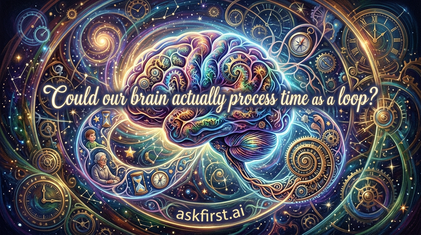 Could our brain actually process time as a loop? Could our brain actually process time as a loop?