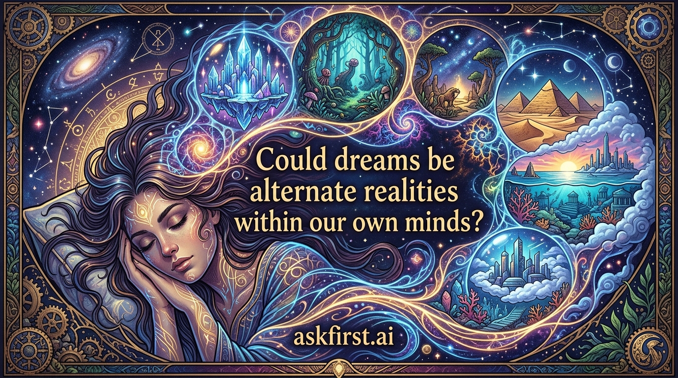 Could dreams be alternate realities within our own minds? Could dreams be alternate realities within our own minds?