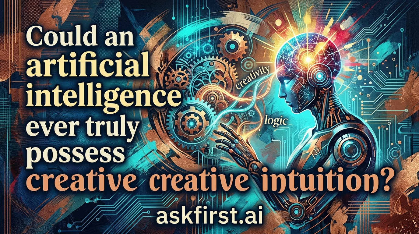 Could an artificial intelligence ever truly possess creative intuition? Could an artificial intelligence ever truly possess creative intuition?