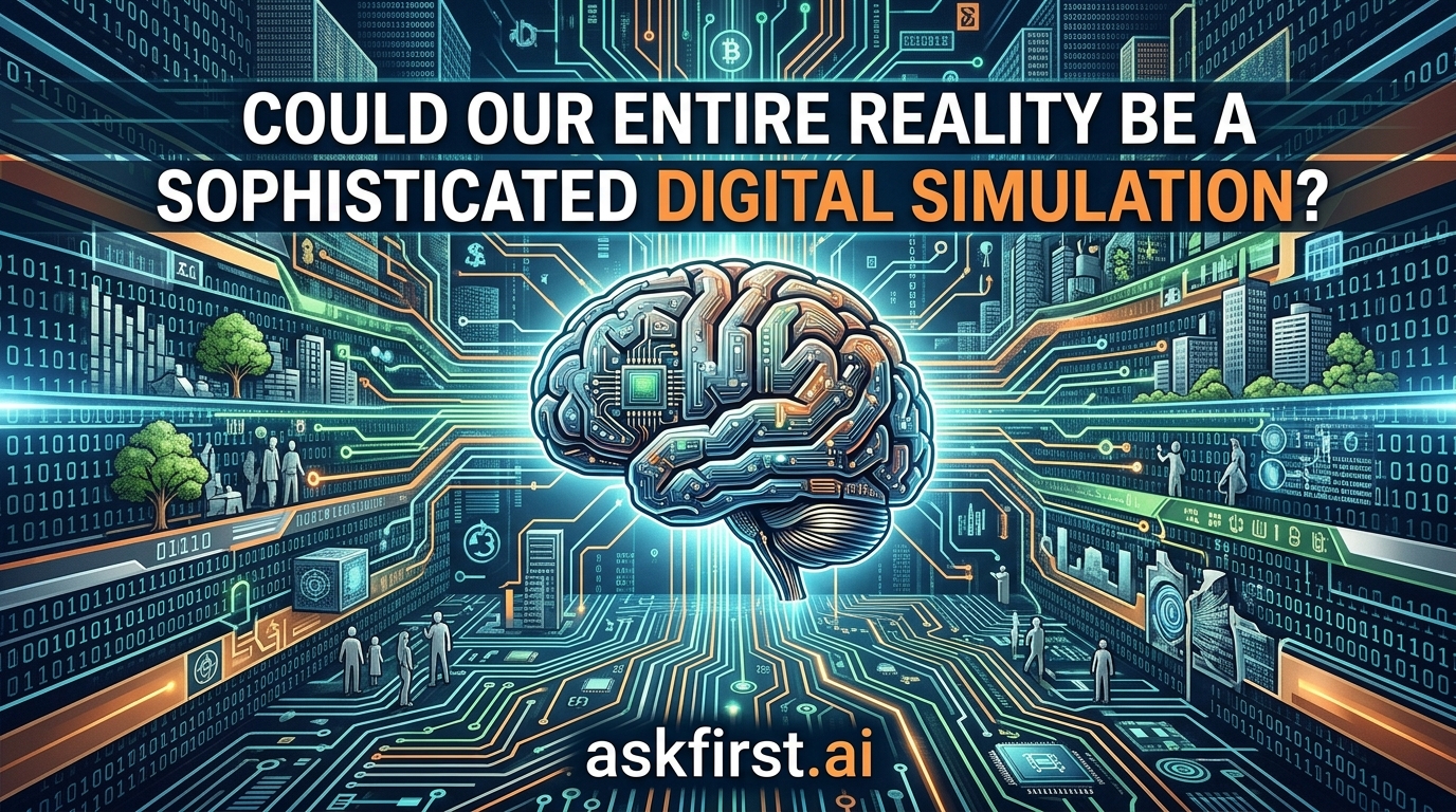 Could our entire reality be a sophisticated digital simulation? Could our entire reality be a sophisticated digital simulation?