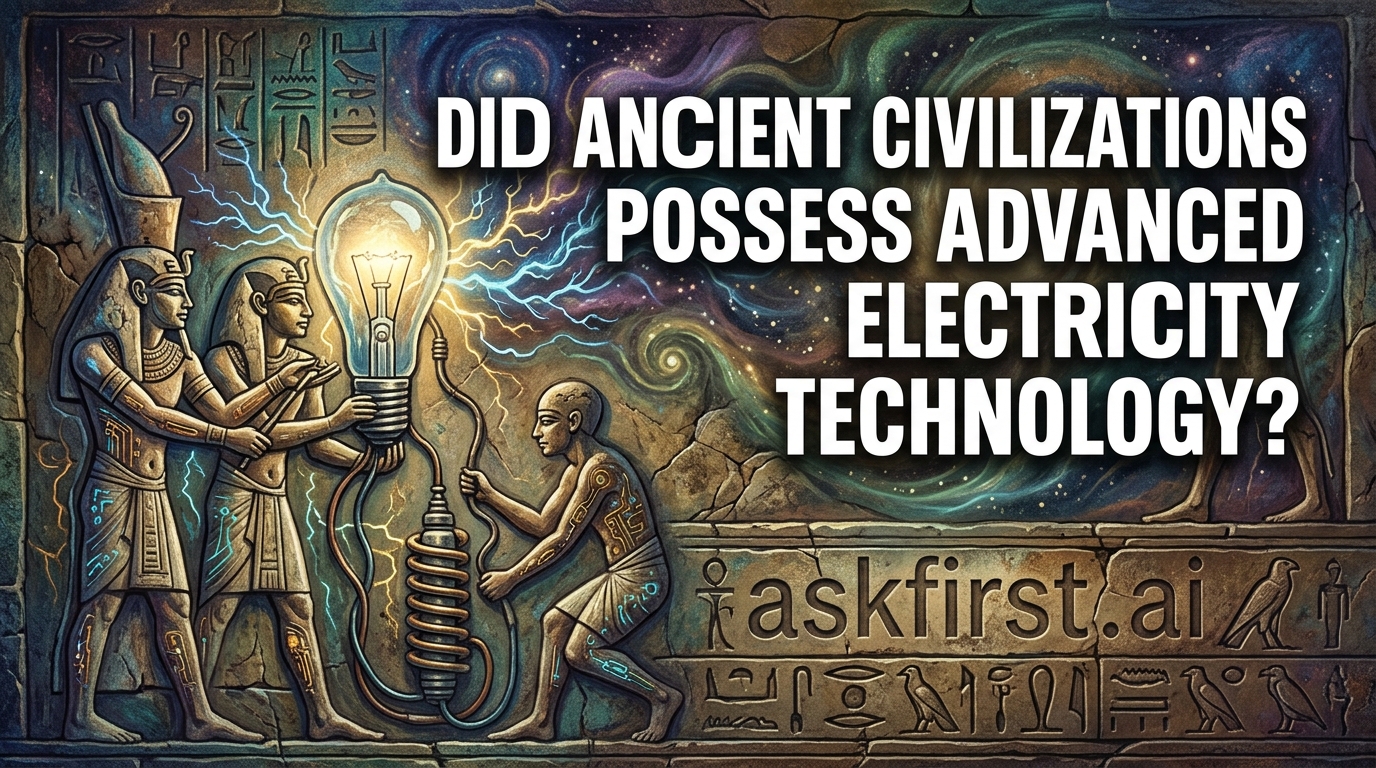 Did ancient civilizations possess advanced electricity technology? Did ancient civilizations possess advanced electricity technology?