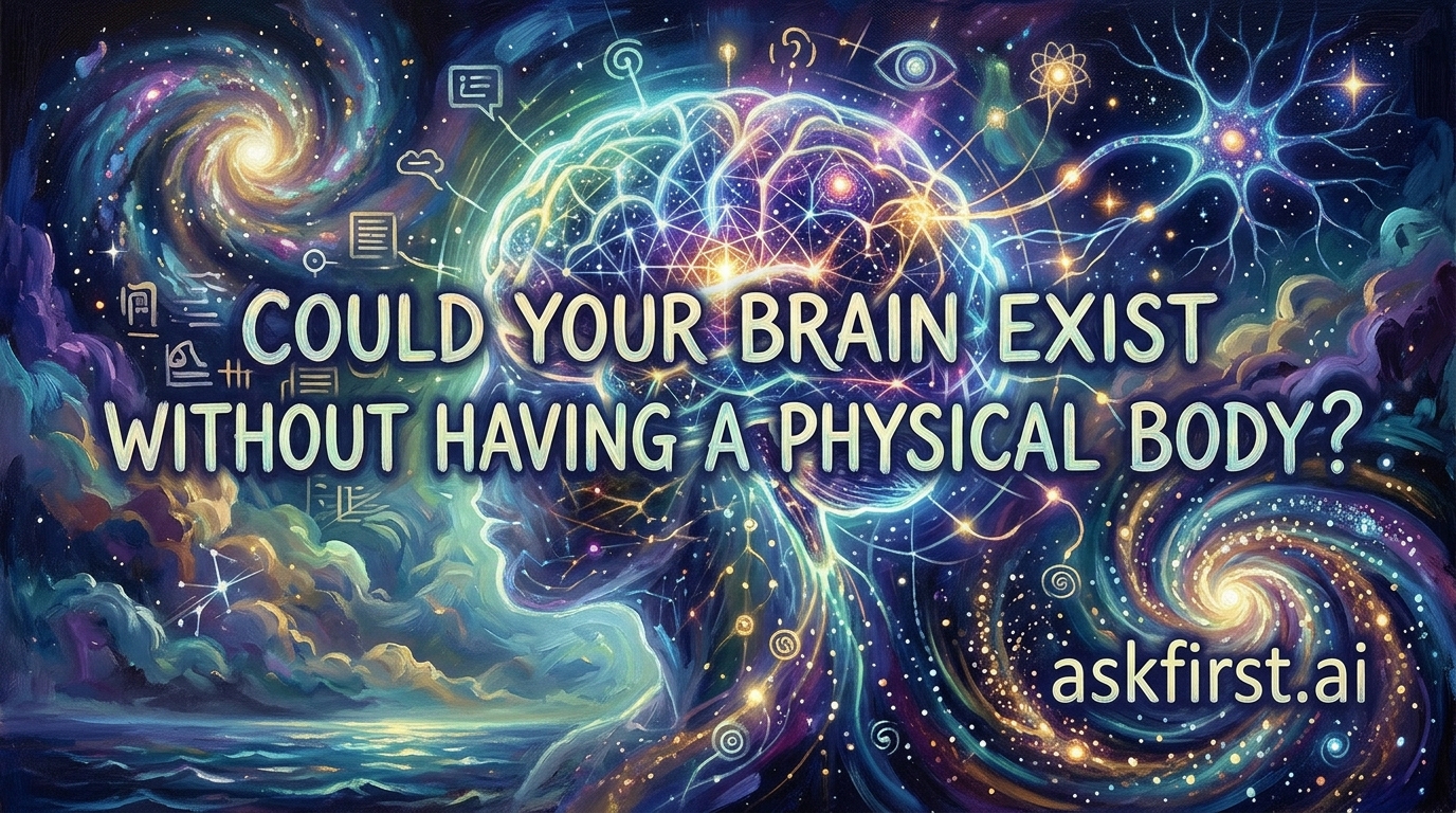Could your brain exist without having a physical body? Could your brain exist without having a physical body?