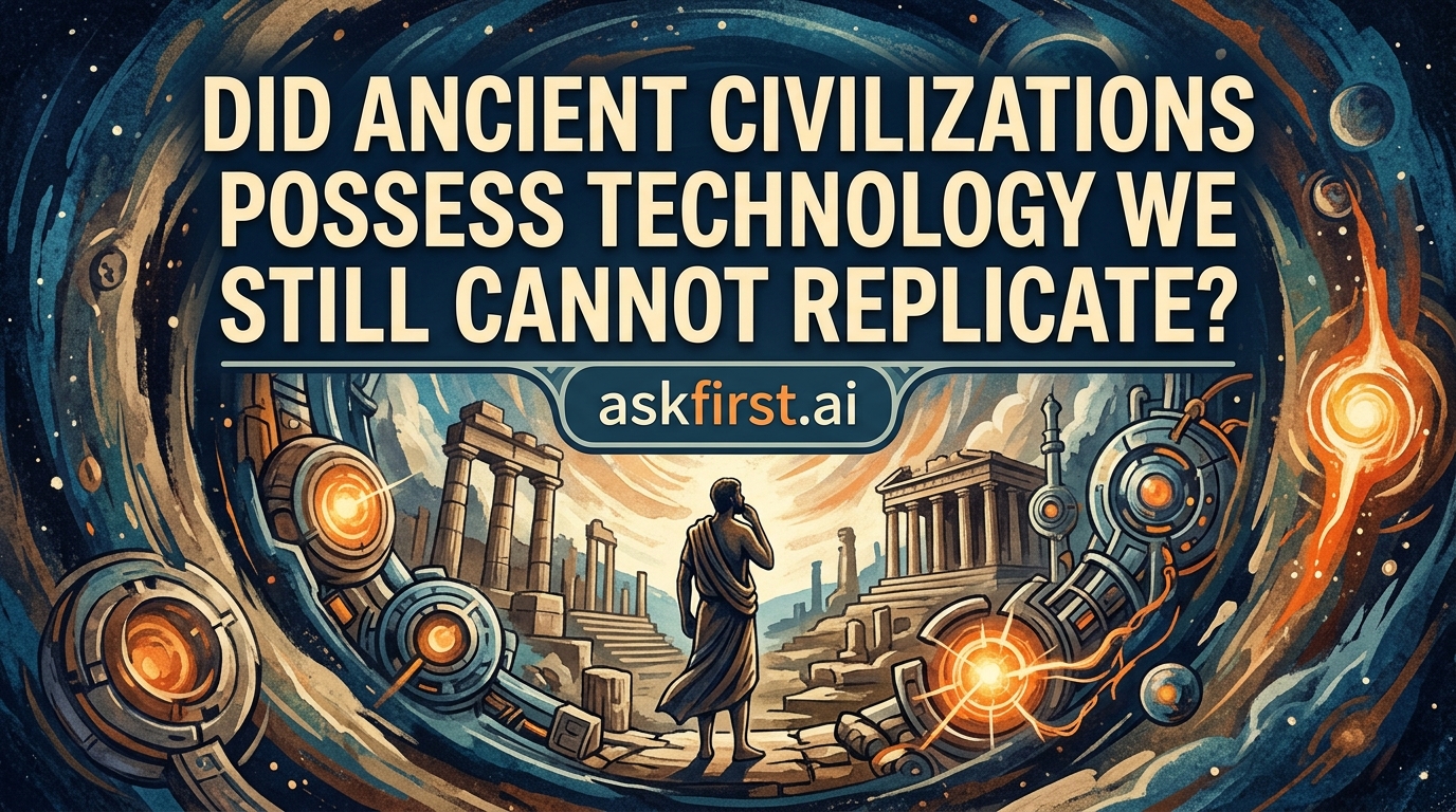 Did ancient civilizations possess technology we still cannot replicate? Did ancient civilizations possess technology we still cannot replicate?