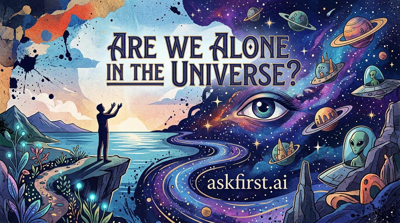 Are we alone in the universe? Are we alone in the universe?