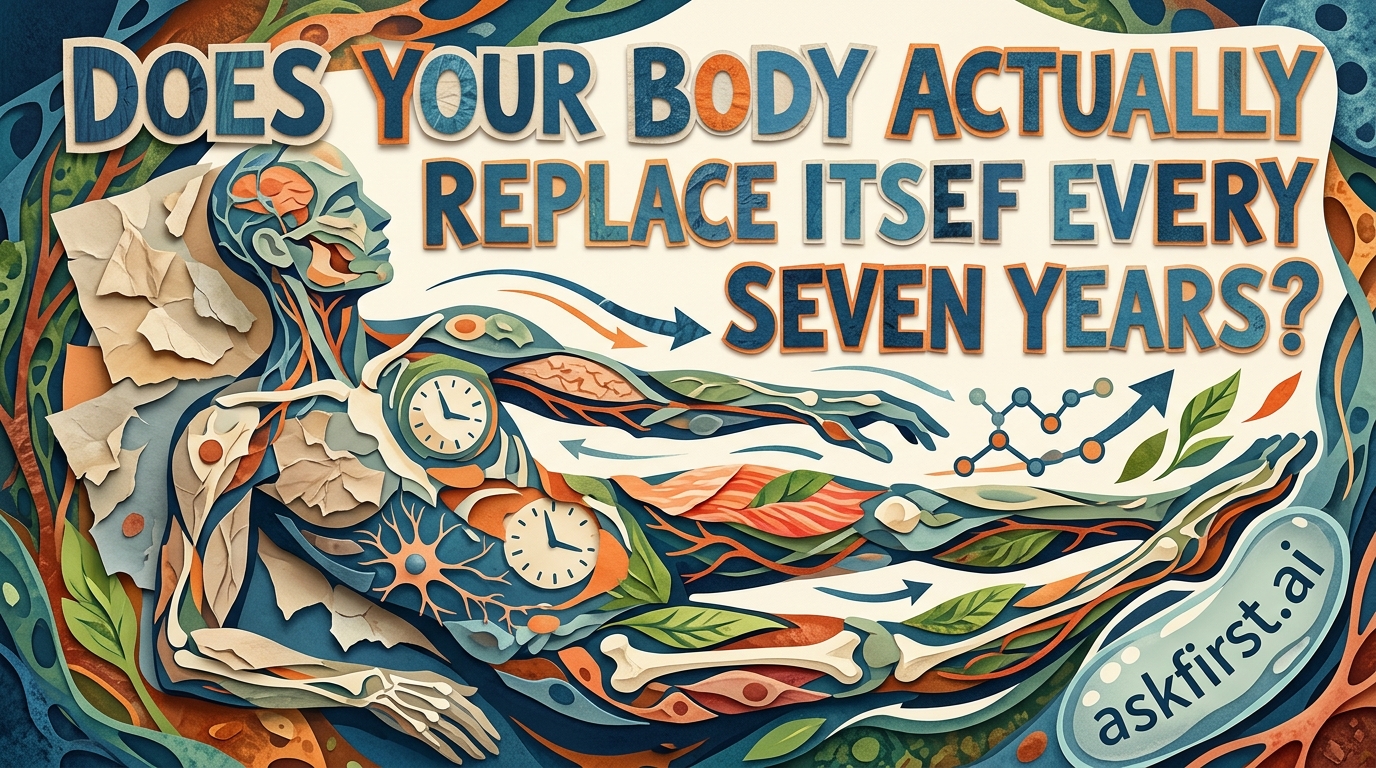 Does your body actually replace itself every seven years? Does your body actually replace itself every seven years?