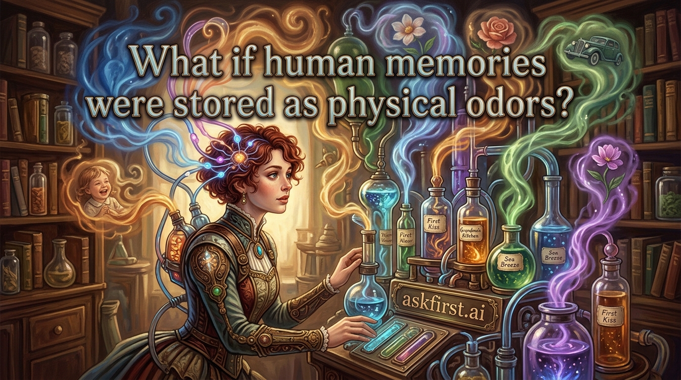What if human memories were stored as physical odors? What if human memories were stored as physical odors?