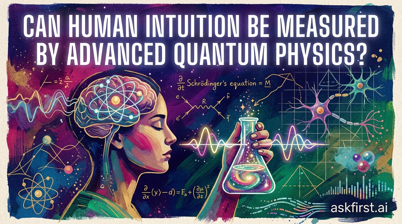 Can human intuition be measured by advanced quantum physics? Can human intuition be measured by advanced quantum physics?