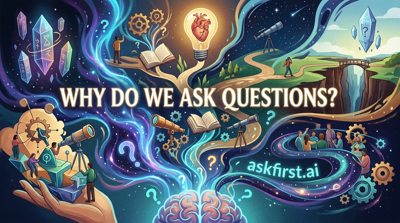 Why do we ask questions? Why do we ask questions?