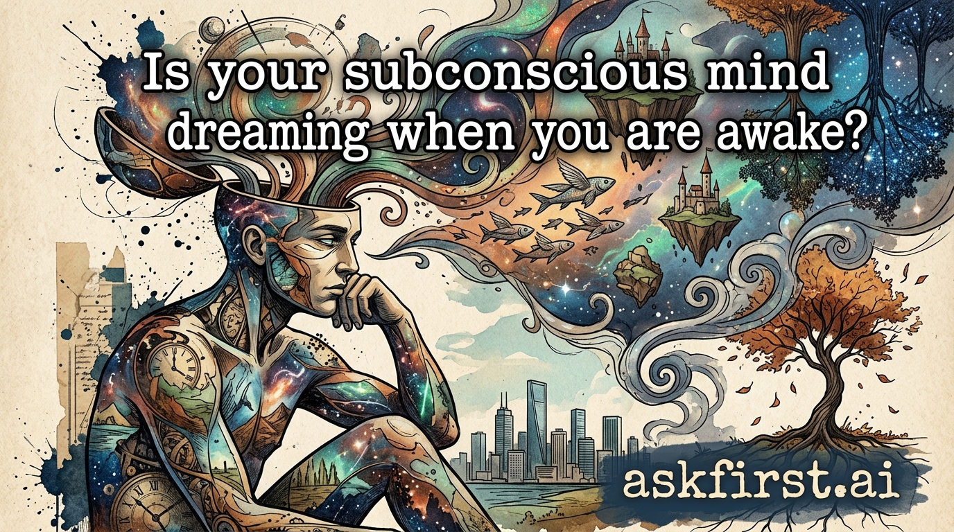 Is your subconscious mind dreaming when you are awake? Is your subconscious mind dreaming when you are awake?