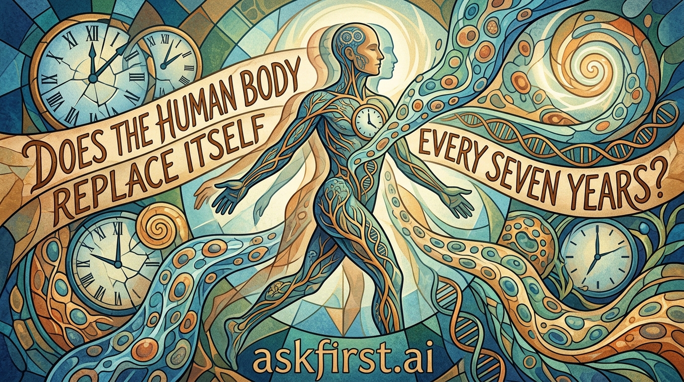 Does the human body replace itself every seven years? Does the human body replace itself every seven years?