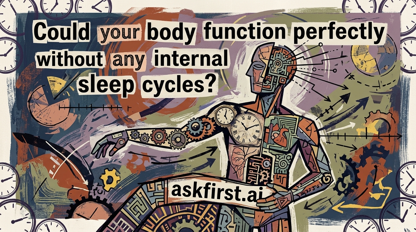 Could your body function perfectly without any internal sleep cycles? Could your body function perfectly without any internal sleep cycles?