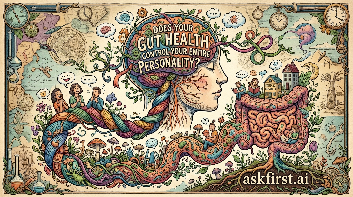 Does your gut health actually control your entire personality? Does your gut health actually control your entire personality?
