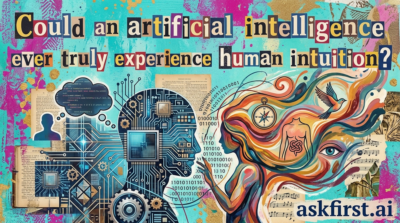 Could an artificial intelligence ever truly experience human intuition? Could an artificial intelligence ever truly experience human intuition?
