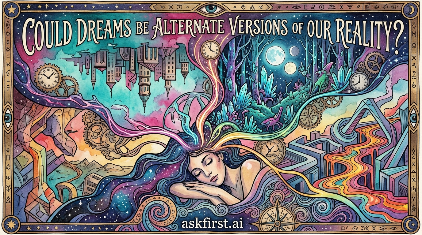Could dreams be alternate versions of our reality? Could dreams be alternate versions of our reality?