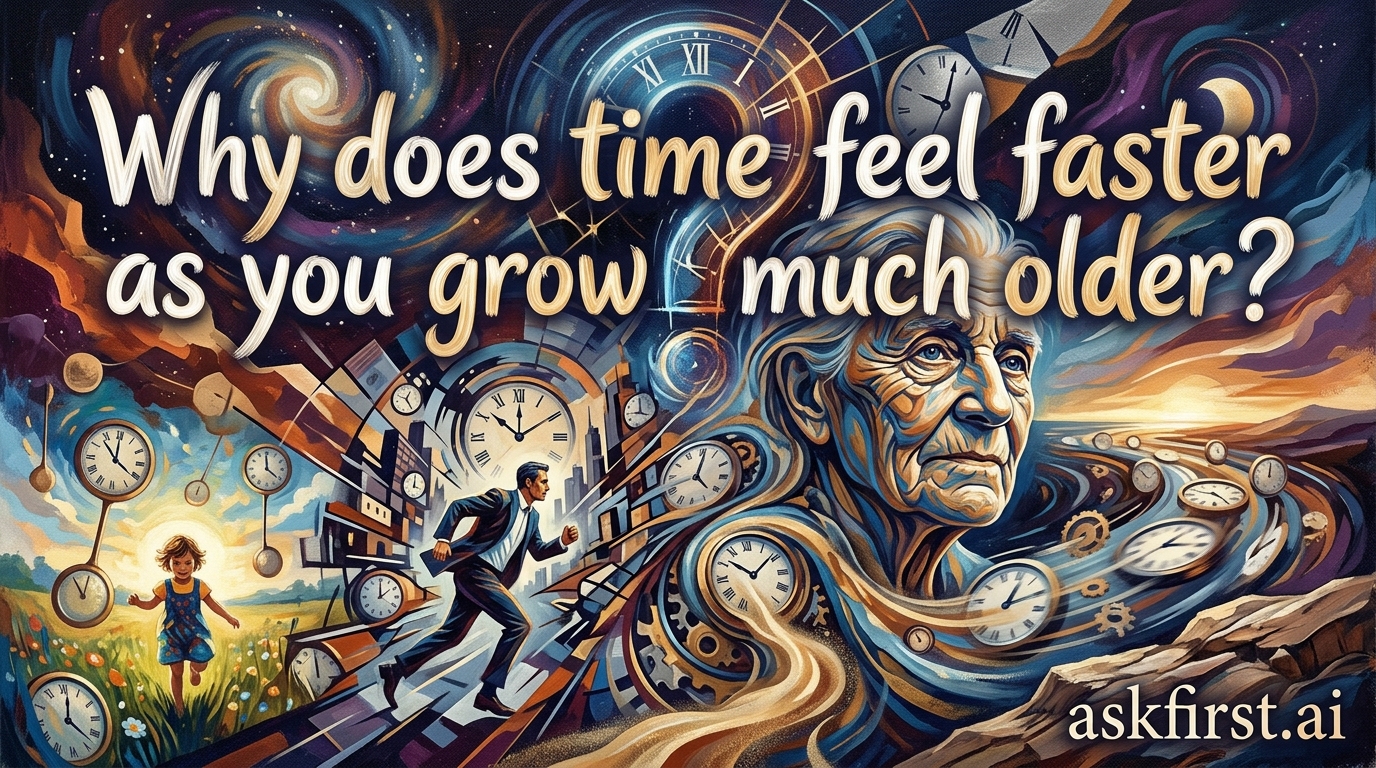 Why does time feel faster as you grow much older? Why does time feel faster as you grow much older?