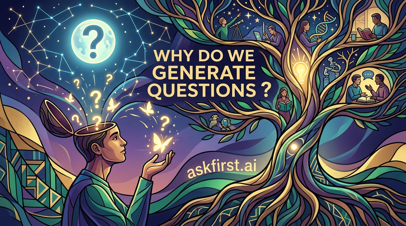 Why do we generate questions ? Why do we generate questions ?