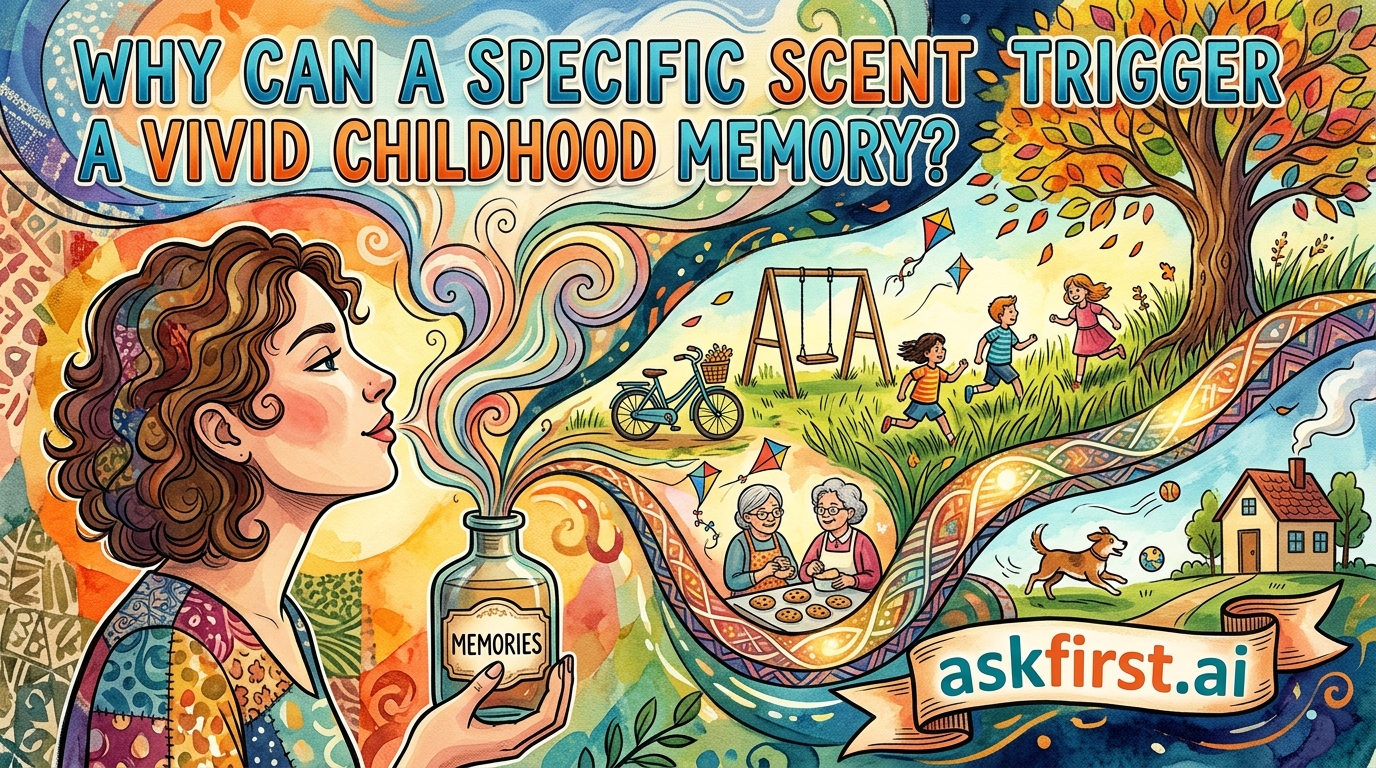 Why can a specific scent trigger a vivid childhood memory? Why can a specific scent trigger a vivid childhood memory?