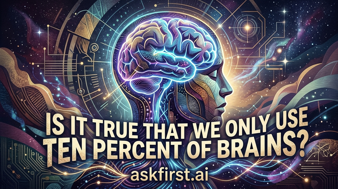Is it true that we only use ten percent of brains? Is it true that we only use ten percent of brains?