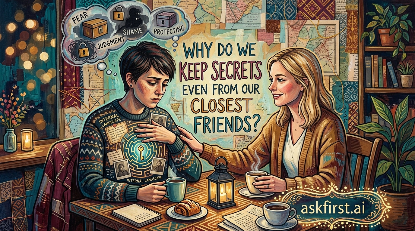 Why do we keep secrets even from our closest friends? Why do we keep secrets even from our closest friends?