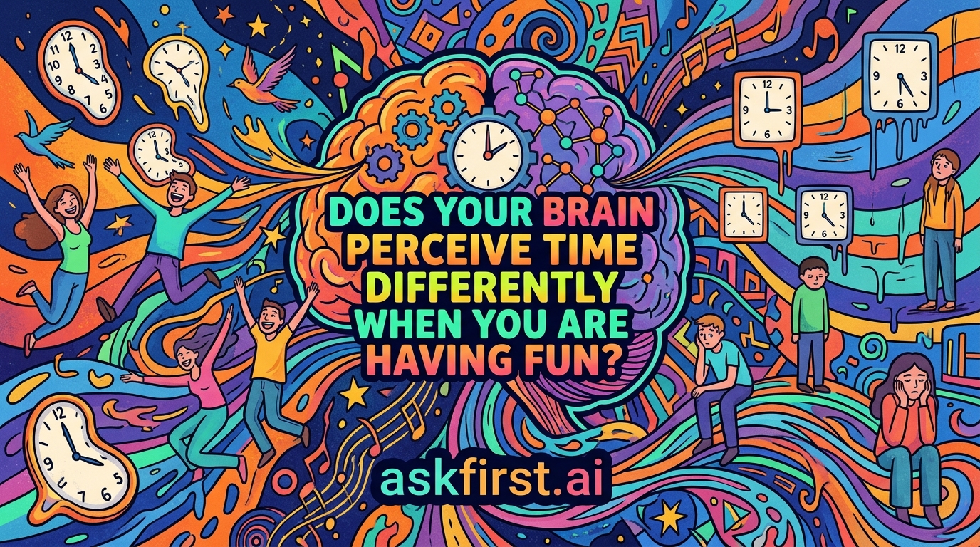 Does your brain perceive time differently when you are having fun? Does your brain perceive time differently when you are having fun?