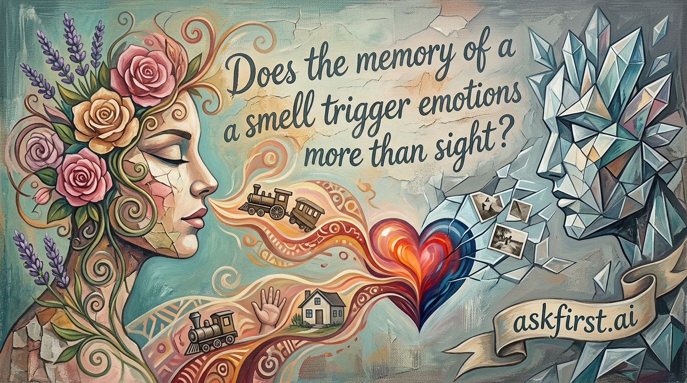 Does the memory of a smell trigger emotions more than sight? Does the memory of a smell trigger emotions more than sight?