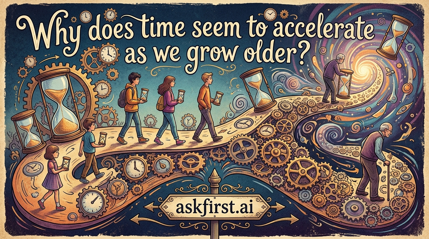 Why does time seem to accelerate as we grow older? Why does time seem to accelerate as we grow older?