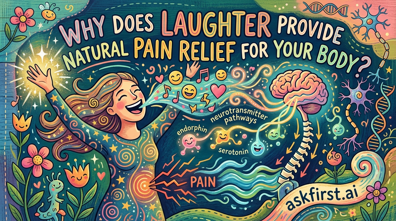 Why does laughter provide natural pain relief for your body? Why does laughter provide natural pain relief for your body?
