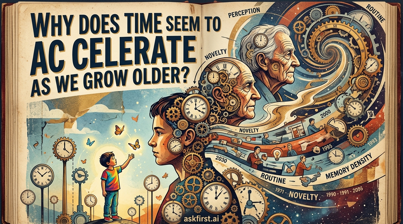 Why does time seem to accelerate as we grow older? Why does time seem to accelerate as we grow older?