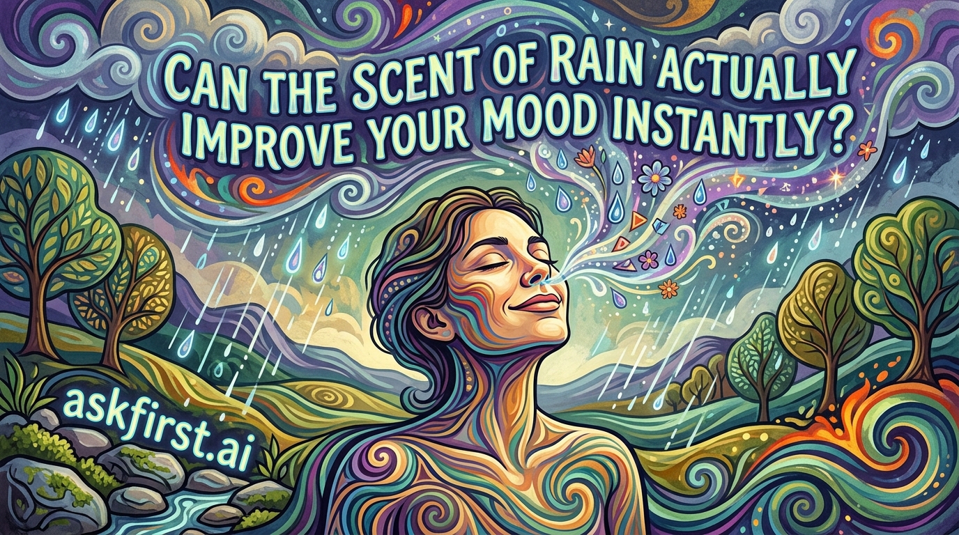 Can the scent of rain actually improve your mood instantly? Can the scent of rain actually improve your mood instantly?