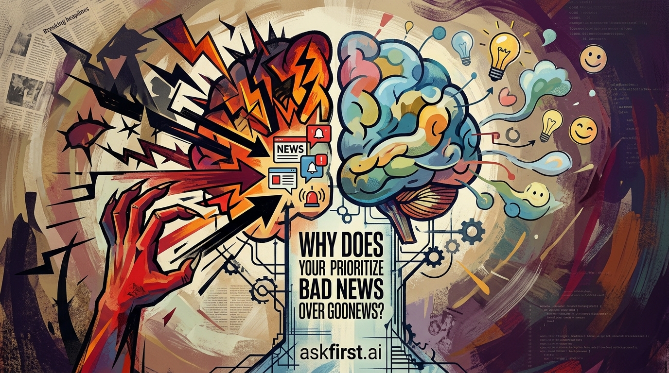 Why does your brain prioritize bad news over good news? Why does your brain prioritize bad news over good news?