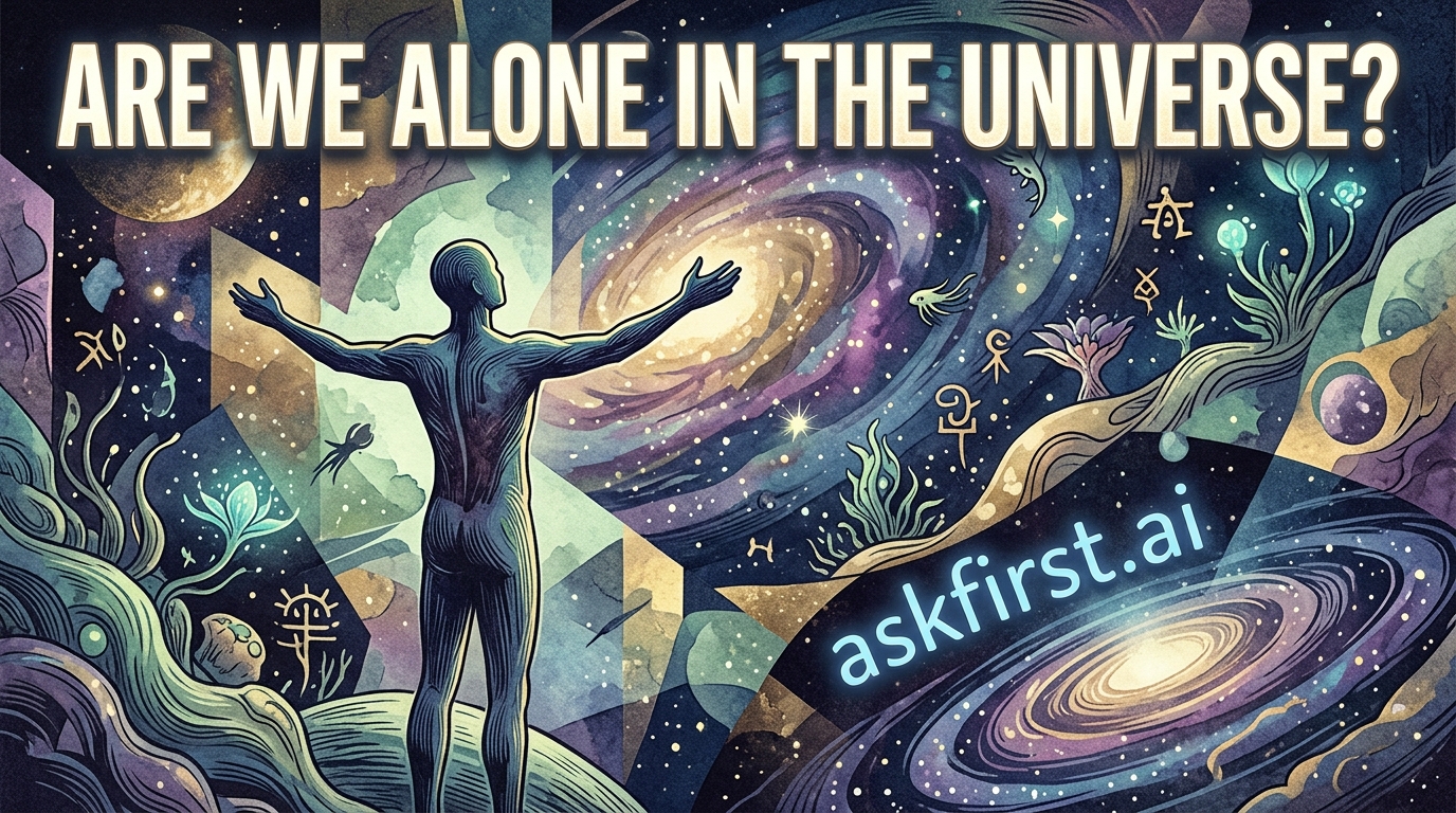 Are we alone in the universe? Are we alone in the universe?