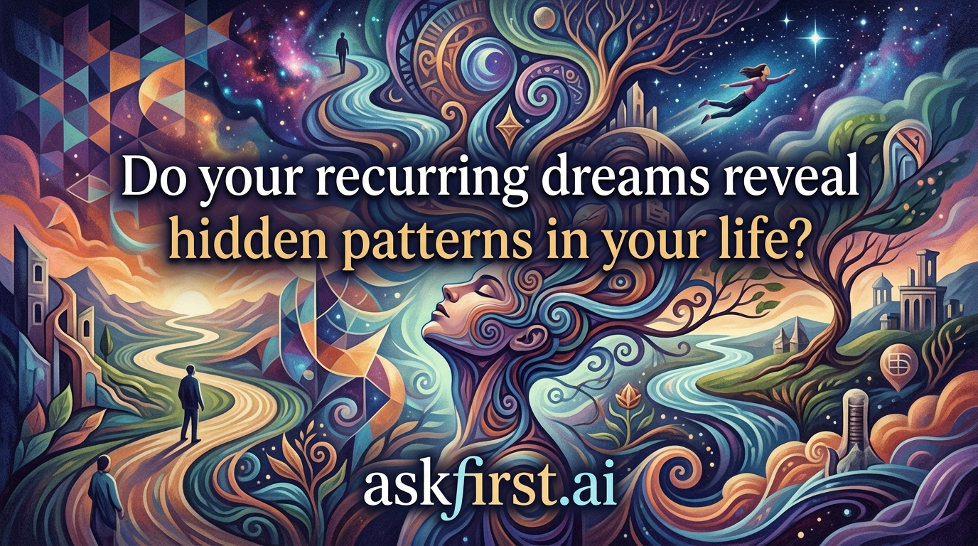 Do your recurring dreams reveal hidden patterns in your life? Do your recurring dreams reveal hidden patterns in your life?