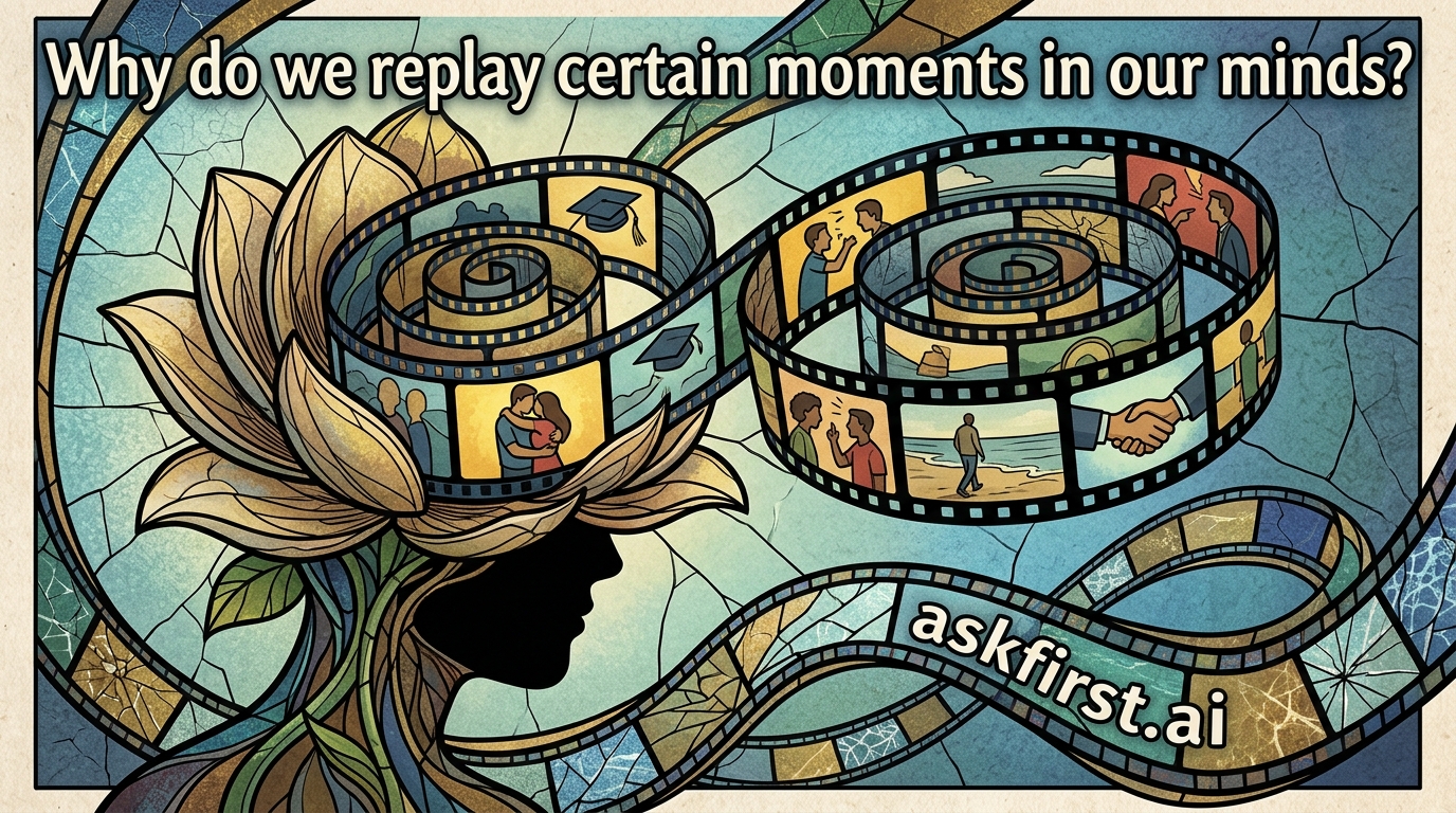 Why do we replay certain moments in our minds? Why do we replay certain moments in our minds?