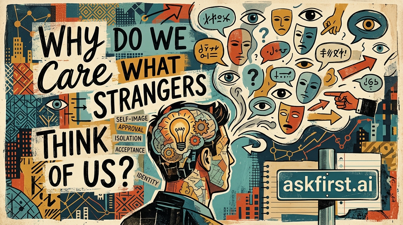 Why do we care what strangers think of us? Why do we care what strangers think of us?