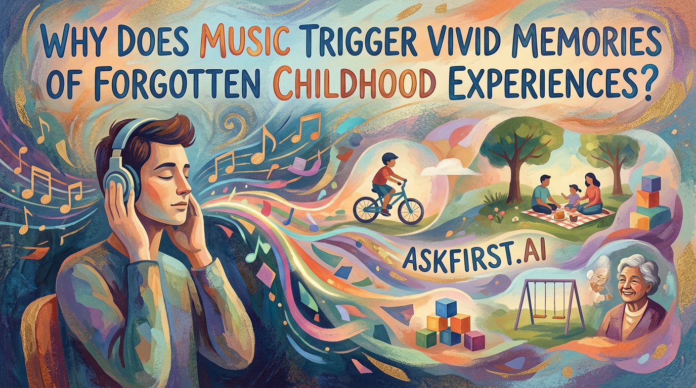 Why does music trigger vivid memories of forgotten childhood experiences? Why does music trigger vivid memories of forgotten childhood experiences?