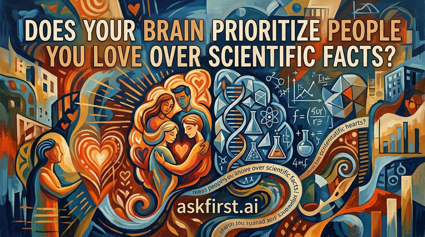 Does your brain prioritize people you love over scientific facts? Does your brain prioritize people you love over scientific facts?
