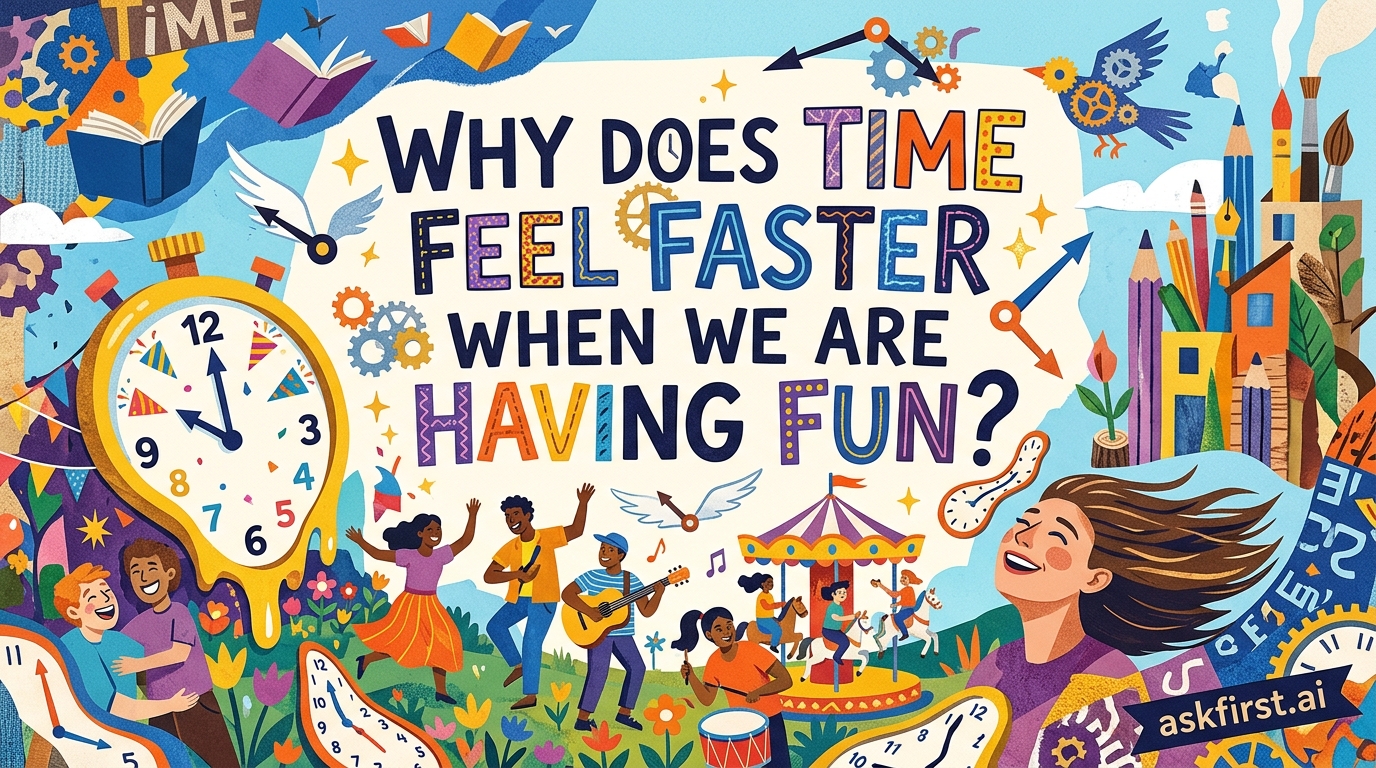 Why does time feel faster when we are having fun? Why does time feel faster when we are having fun?
