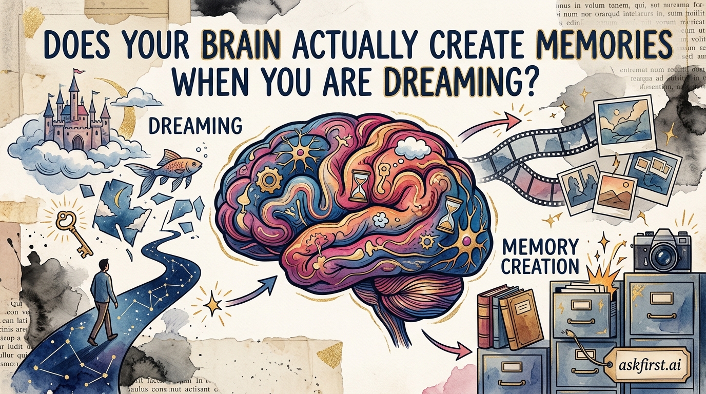 Does your brain actually create memories when you are dreaming? Does your brain actually create memories when you are dreaming?