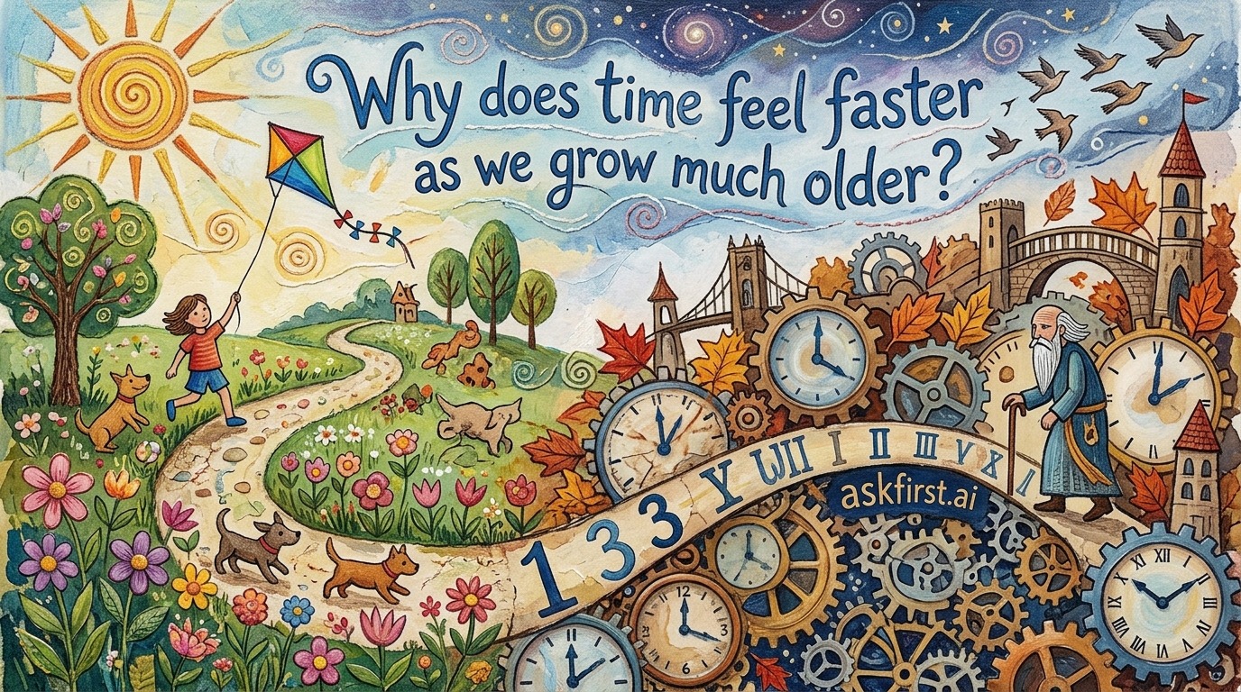Why does time feel faster as we grow much older? Why does time feel faster as we grow much older?